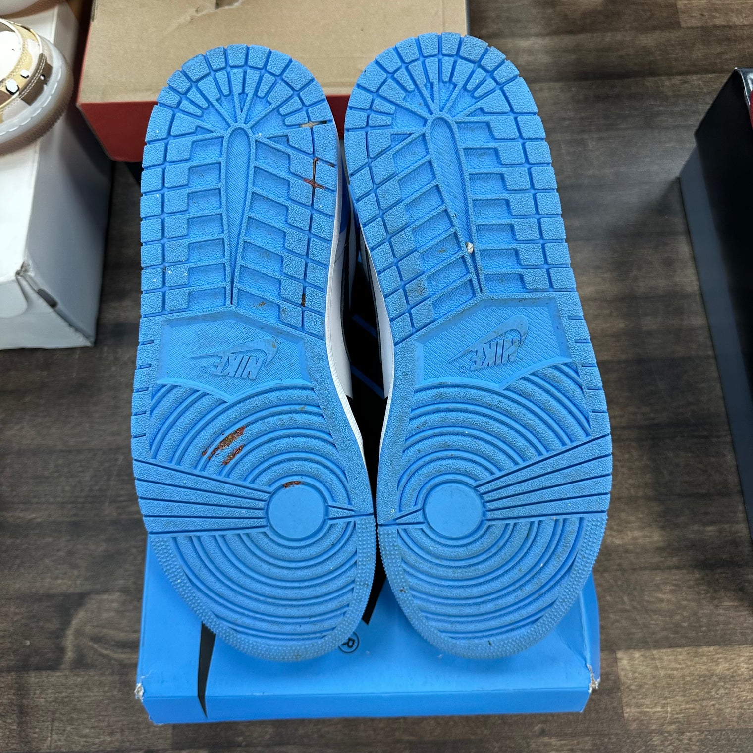 UNC Toe Jordan 1 High (USED)