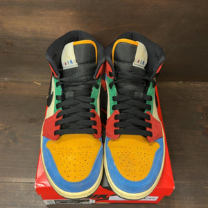 Jordan 1 Mid SE Fearless Blue the Great Size 8 (Pre-Owned) - tag
