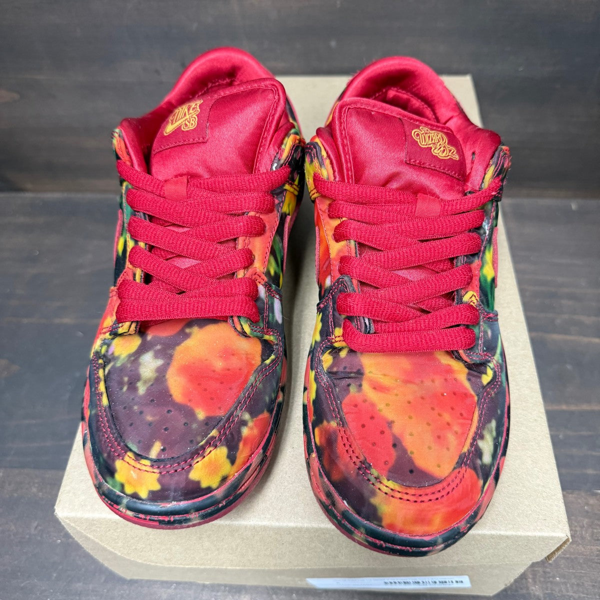 Nike SB Dunk Low The Wizard of Oz Poppy Field Size 5 (Pre-Owned) - Image 2