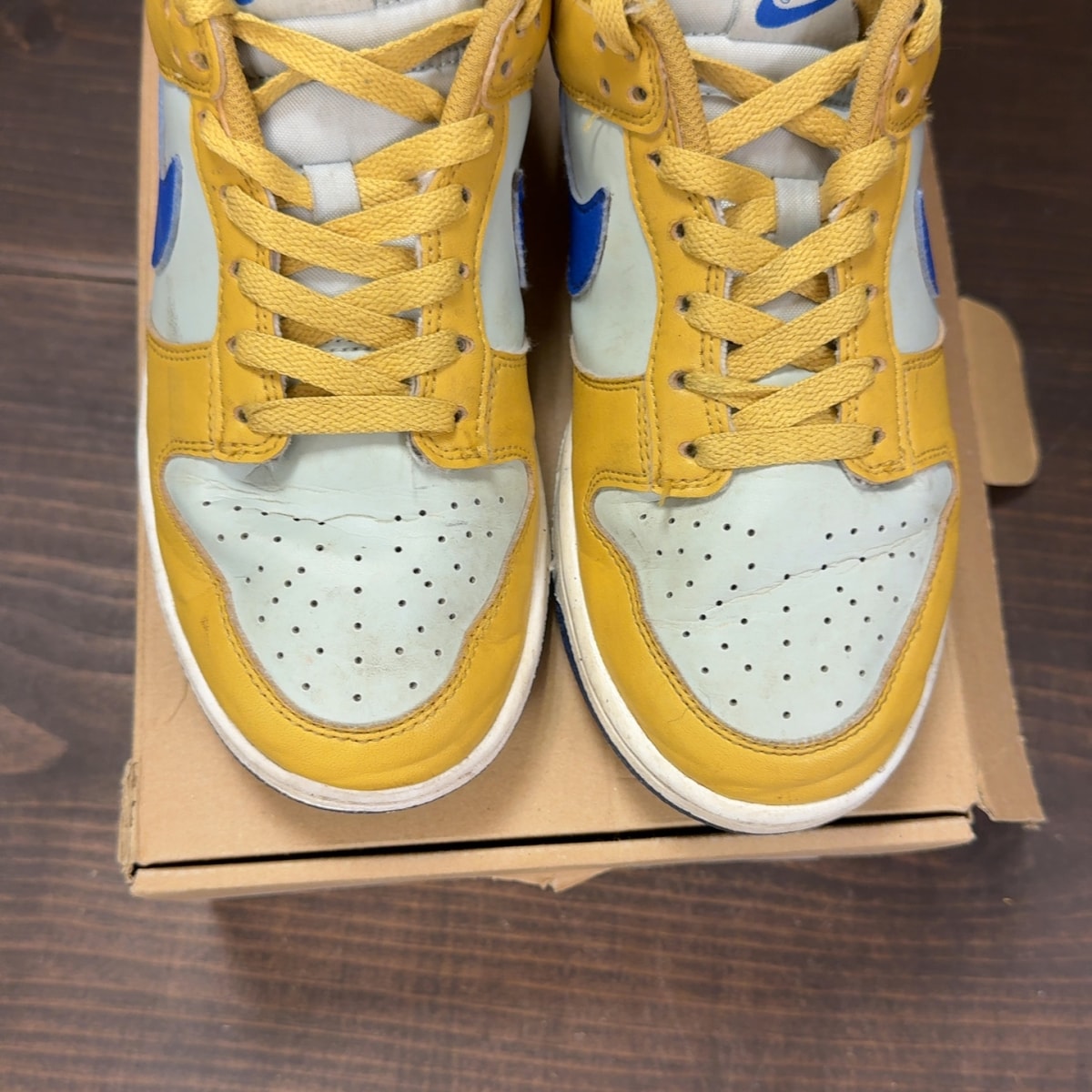 Nike Dunk Low Next Nature Wheat Gold Royal (Women's) - Image 3