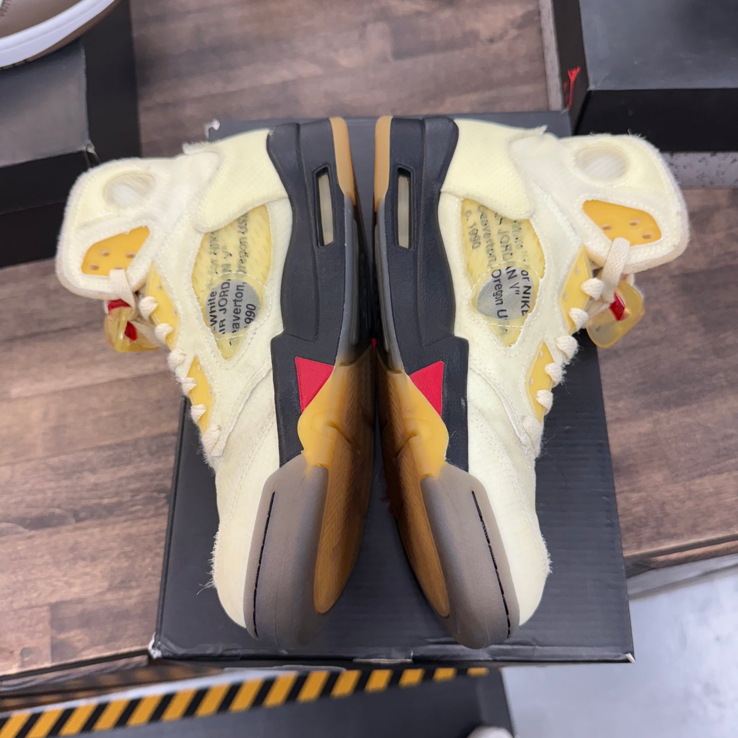 Off-White Sail Jordan 5 Retro (USED)
