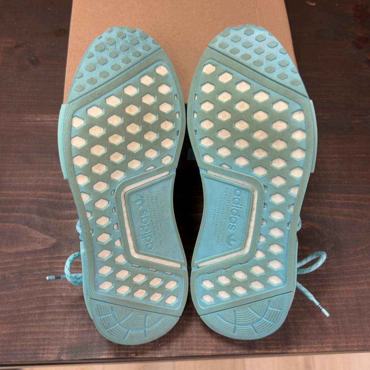 adidas NMD Hu Pharrell Williams Clear Aqua Size 7.5 (Pre-Owned) - aux