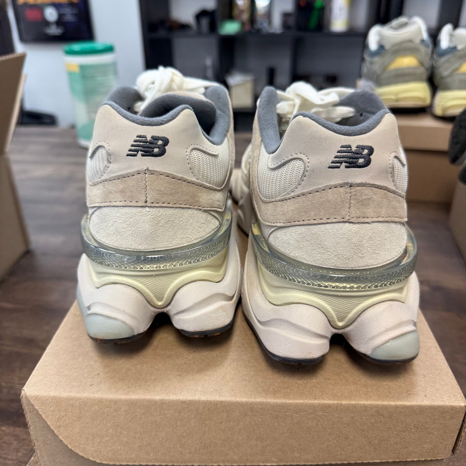 Sea Salt New Balance 9060 (USED, No Box)