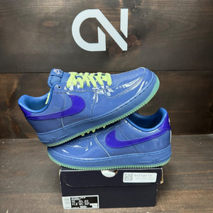 Nike Air Force 1 Low Patent Leather Mystic Navy Grape Ice - Image 1