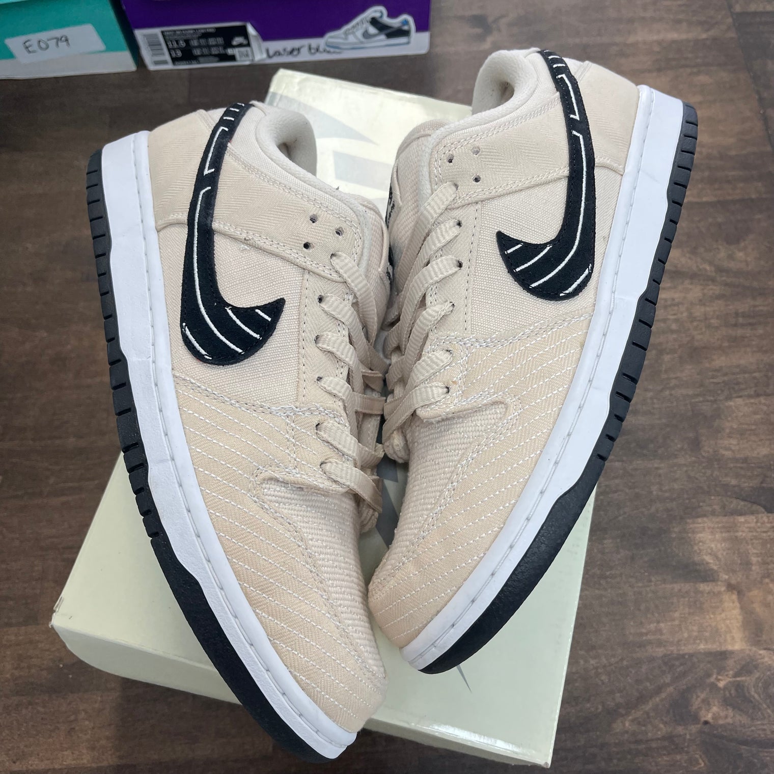 Albino & Preto SB Dunk Low (USED)