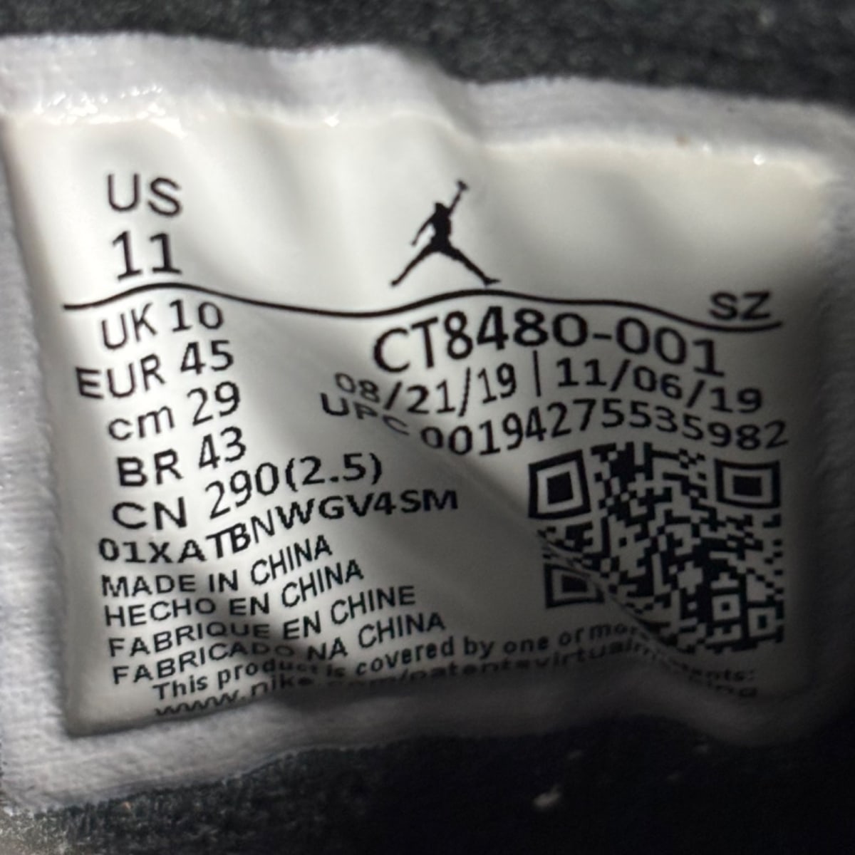 Jordan 5 Retro Off-White Muslin Size 11 (Pre-Owned) - Image 8
