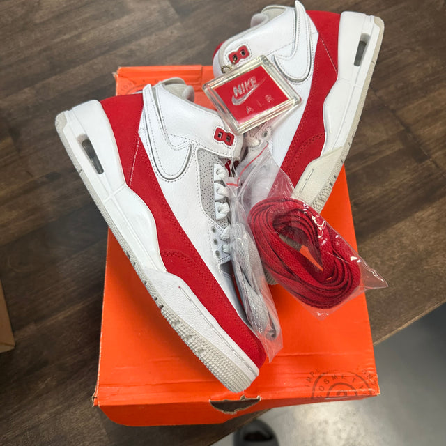Tinker White University Red Jordan 3 Retro (B-Grade)
