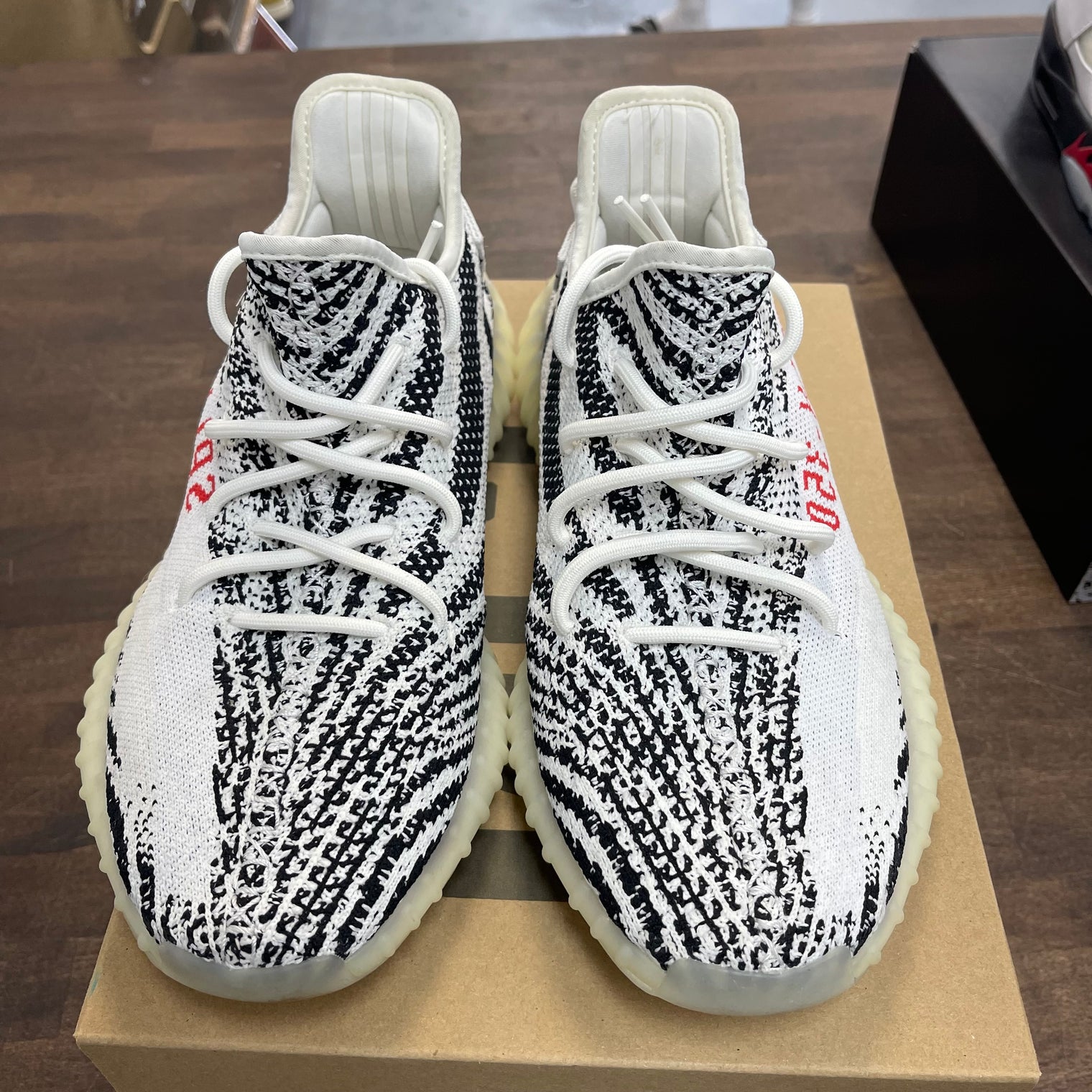 Zebra Yeezy 350 (USED)