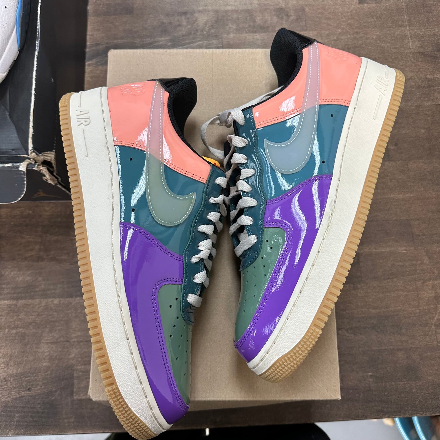Wild Berry Multi Patent Undefeated Air Force 1 (USED, No Box)