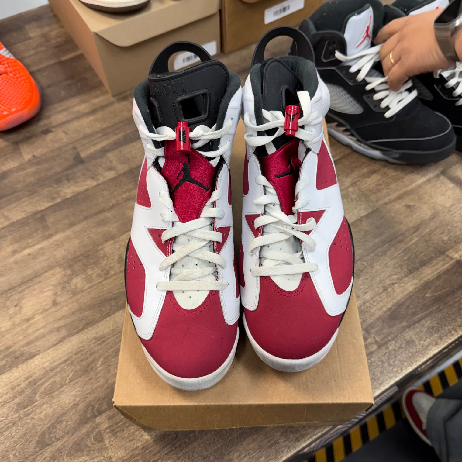 Jordan 6 Retro Carmine (2021) (US 11) (USED, No Box)
