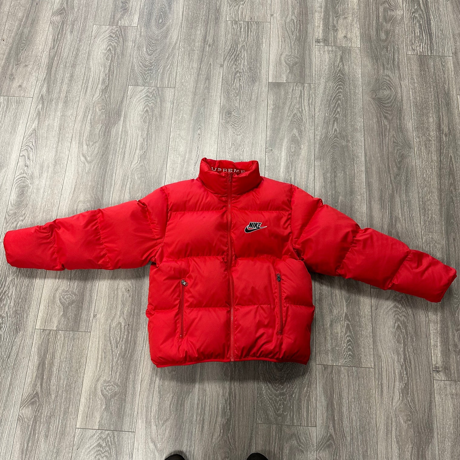 Supreme Nike Reversible Puffer Jacket Red (Used)
