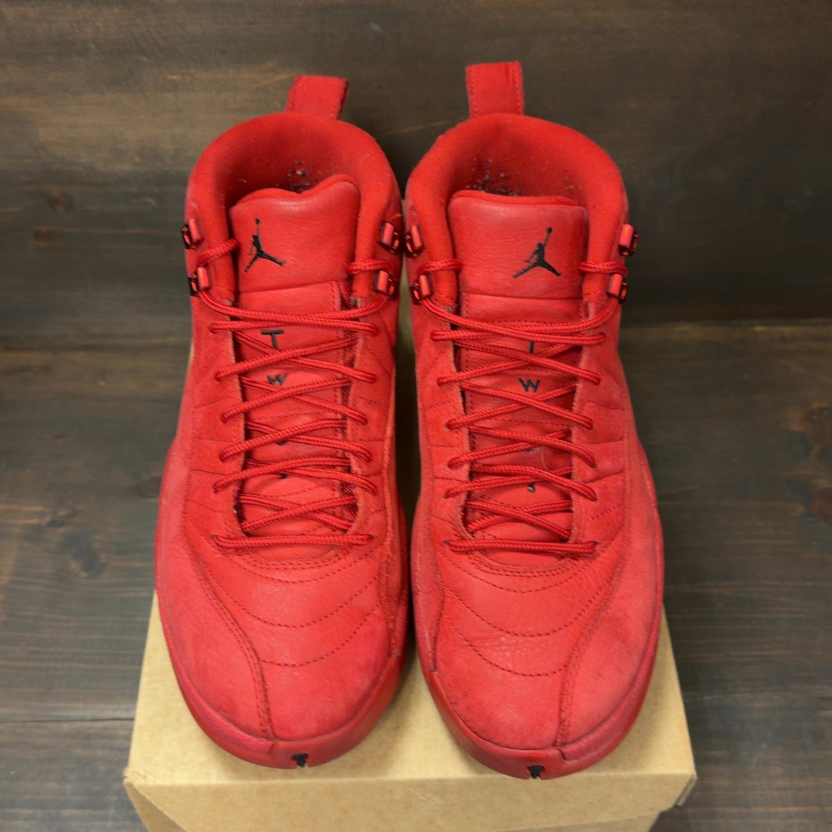 Jordan 12 Retro Gym Red (2018) Size 9 (Pre-Owned) - Image 3