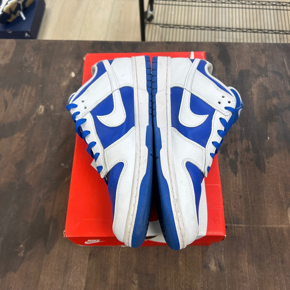 Nike Dunk Low Racer Blue White - Image 3