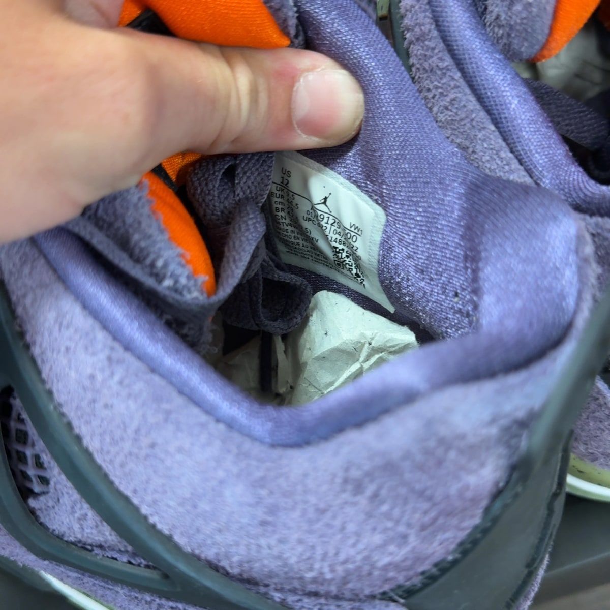 Jordan 4 Retro Canyon Purple (Women's) - Image 7