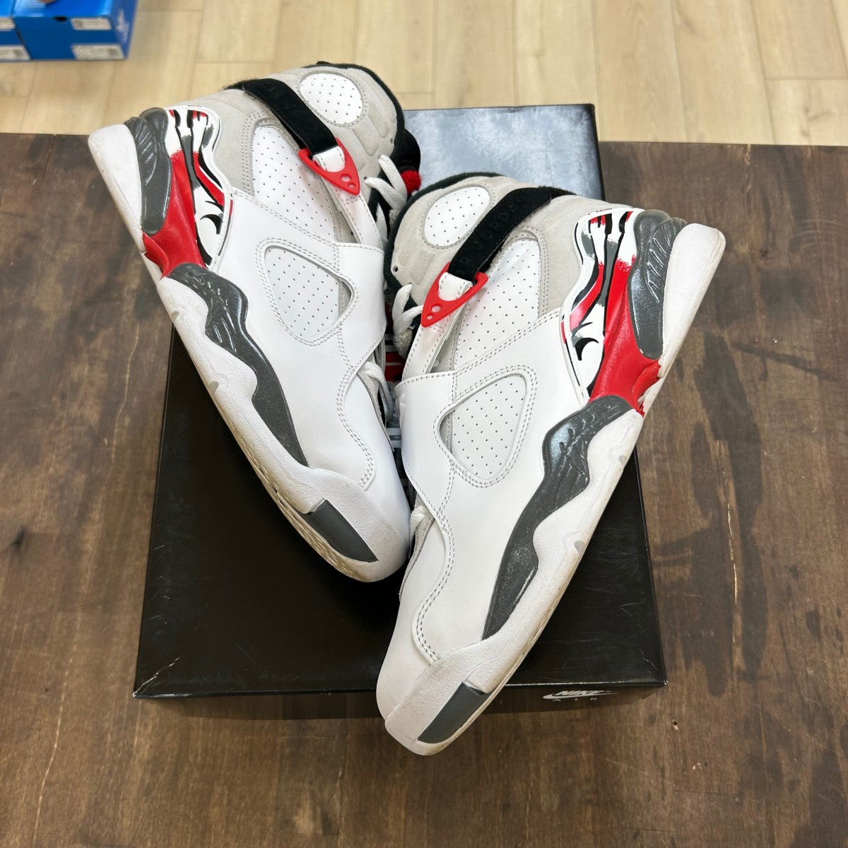 Jordan 8 Retro White True Red (2025) - Image 1