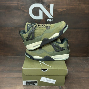 Jordan 4 Retro SE Craft Medium Olive Size 10 (Pre-Owned) - front