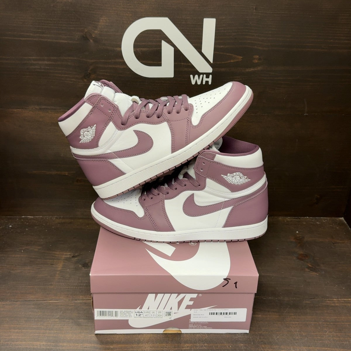 Jordan 1 Retro High OG Mauve - Image 1