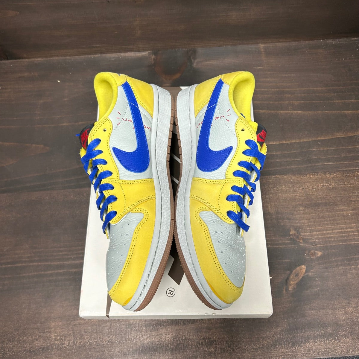 Jordan 1 Retro Low OG SP Travis Scott Canary (Women's) - Image 4