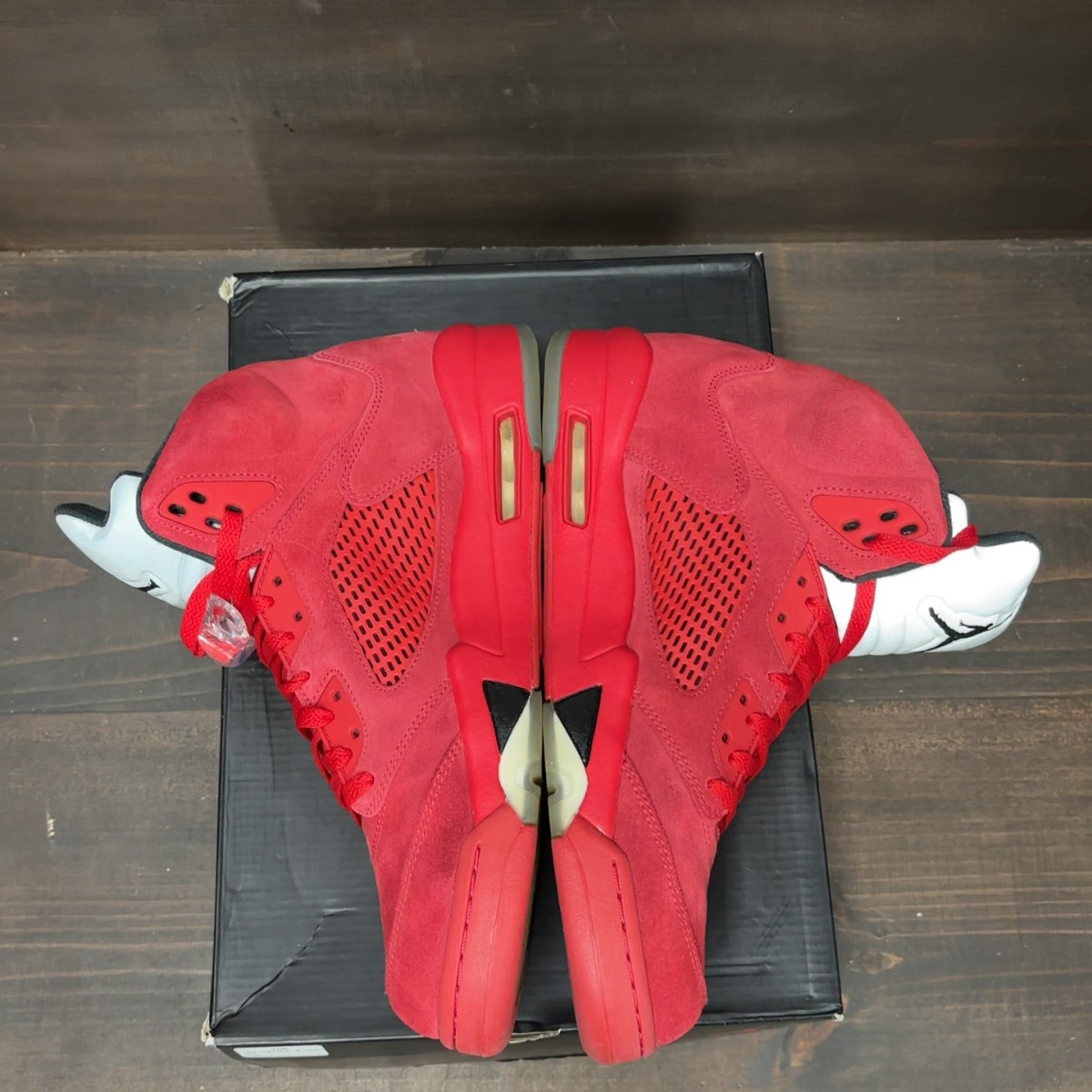 Jordan 5 Retro Red Suede - Image 4