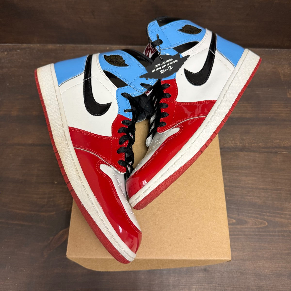 Jordan 1 Retro High Fearless UNC Chicago Size 14 (Pre-Owned) - Image 2