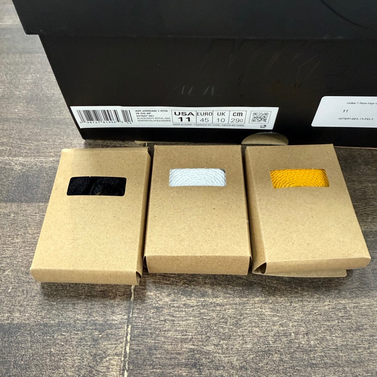 Jordan 1 Retro High OG SP Fragment x Union LA Sport Royal - Image 6