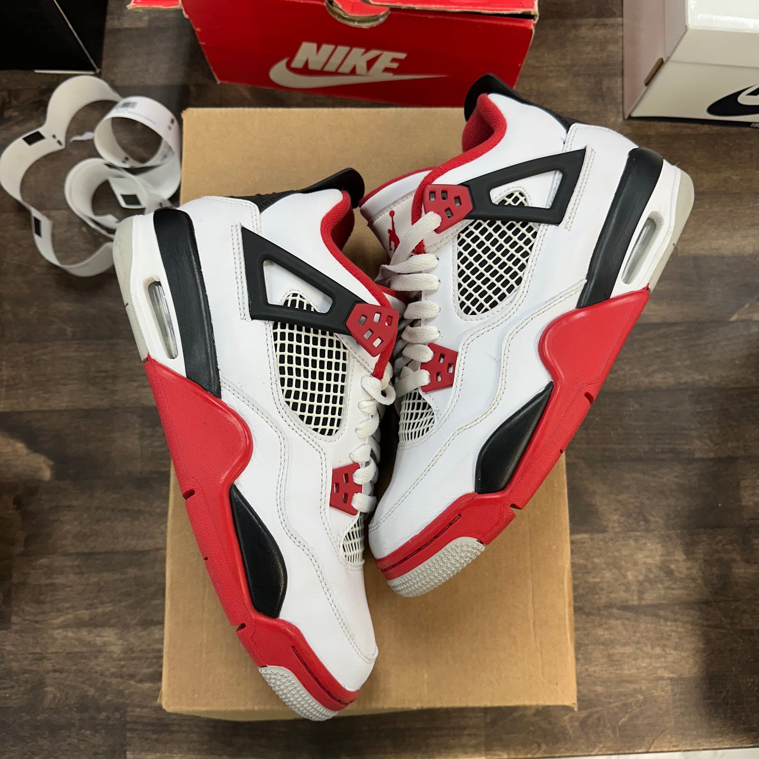 Fire Red Jordan 4 Retro (2020) (GS) (USED, No Box)
