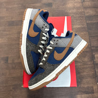 Tweed Midnight Navy Dunk Low (USED)