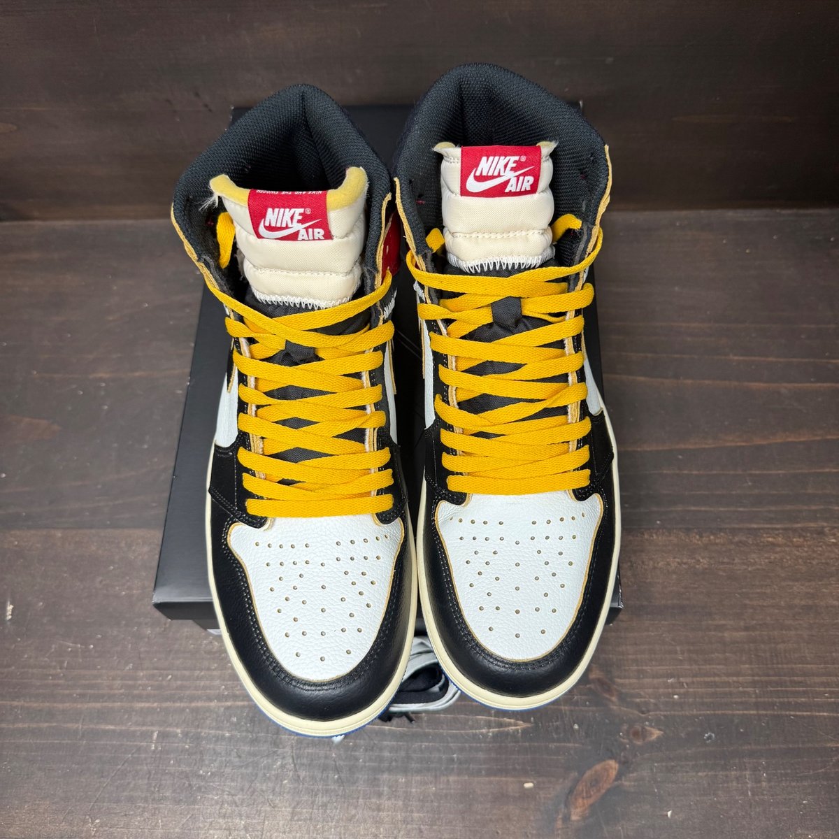 Jordan 1 Retro High OG SP Fragment x Union LA Varsity Red Sport Royal Size 11.5 (Pre-Owned) - back