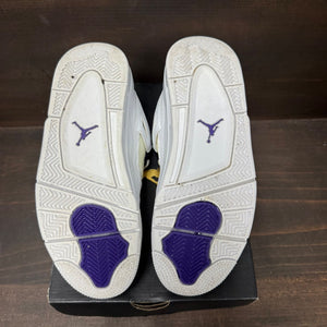 Jordan 4 Retro Metallic Purple (GS) Size 7Y (Pre-Owned)