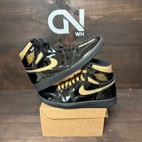 Jordan 1 Retro High Black Metallic Gold (2020) Size 9.5 (Pre-Owned) - Image 1