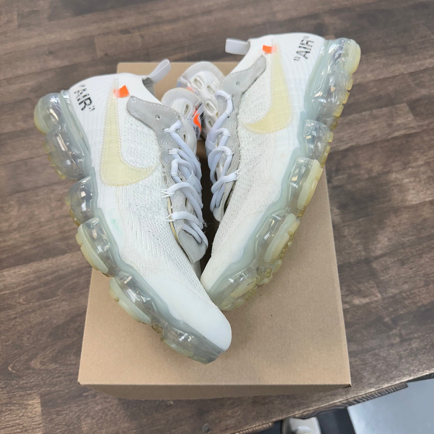 Off-White Vapor Max White The Ten (USED,No Box)
