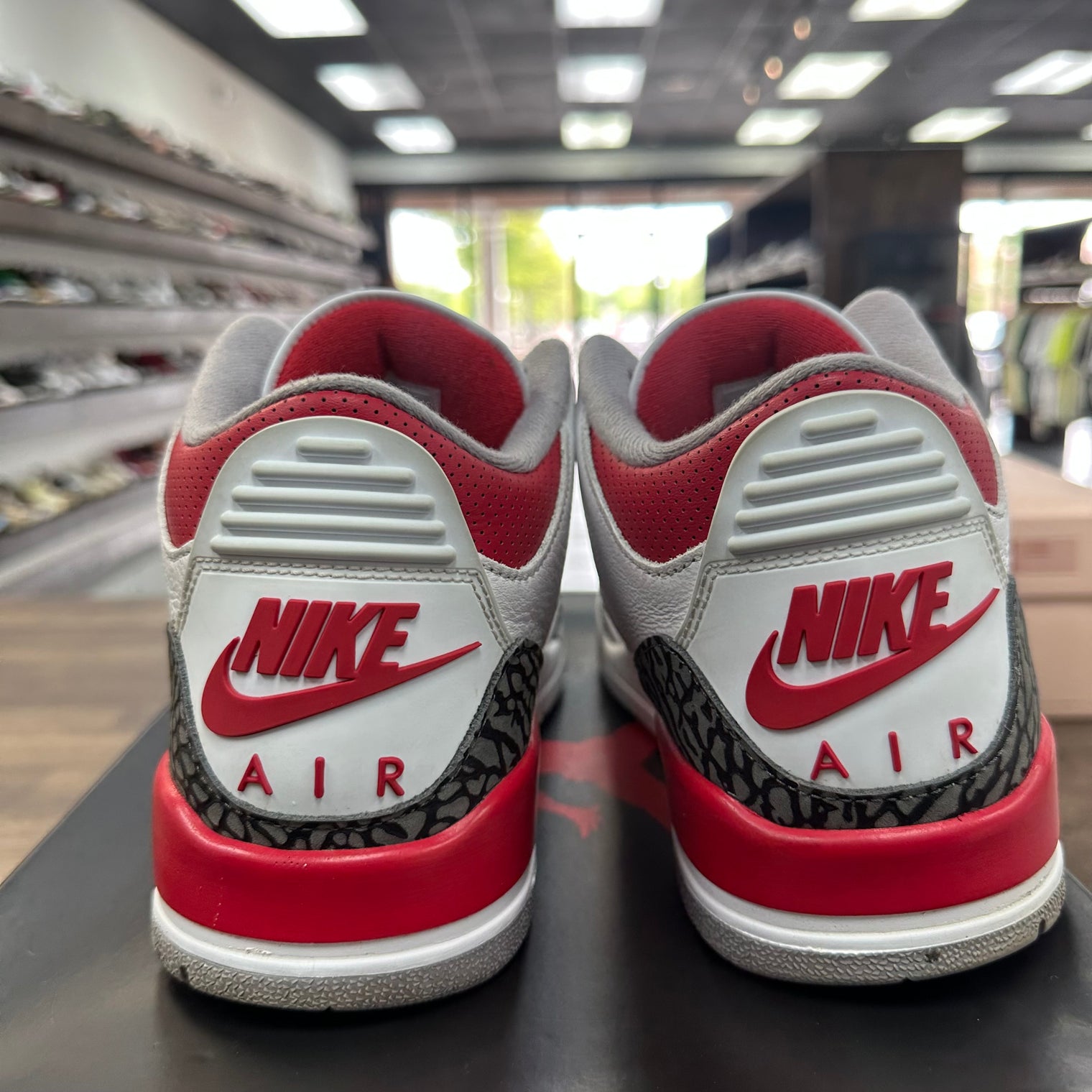 Fire Red Jordan 3 (USED)