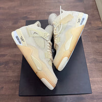 Off-White Sail Jordan 4 (W) (USED, No Box)