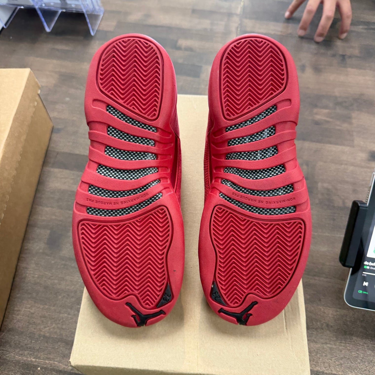 Gym Red Suede Jordan 12 (GS) (USED, No Box)