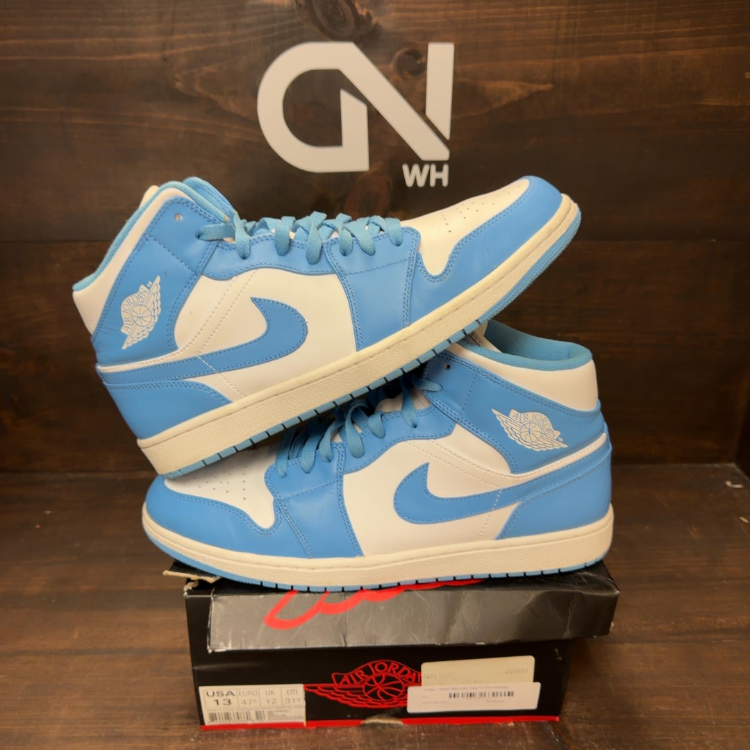 Jordan 1 Retro Mid UNC - Image 1
