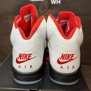 Jordan 5 Retro Fire Red Silver Tongue (2020) - Image 4