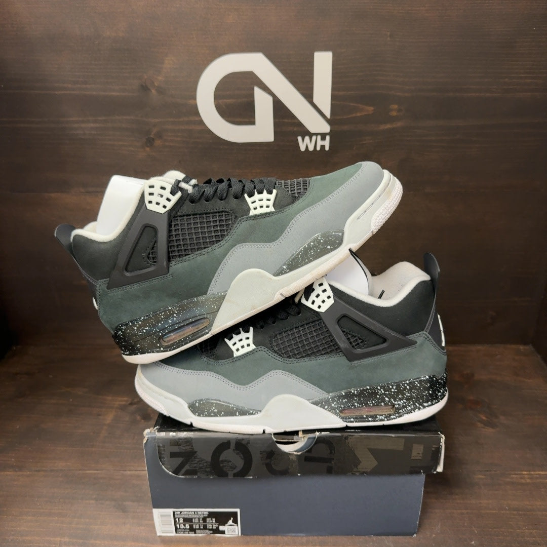 Jordan 4 Retro Fear (2024) Size 12 (Pre-Owned)