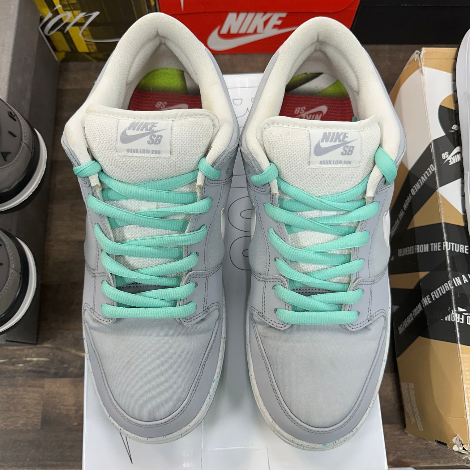 Marty Mcfly Nike SB Dunk Low (USED, Replacement Box)