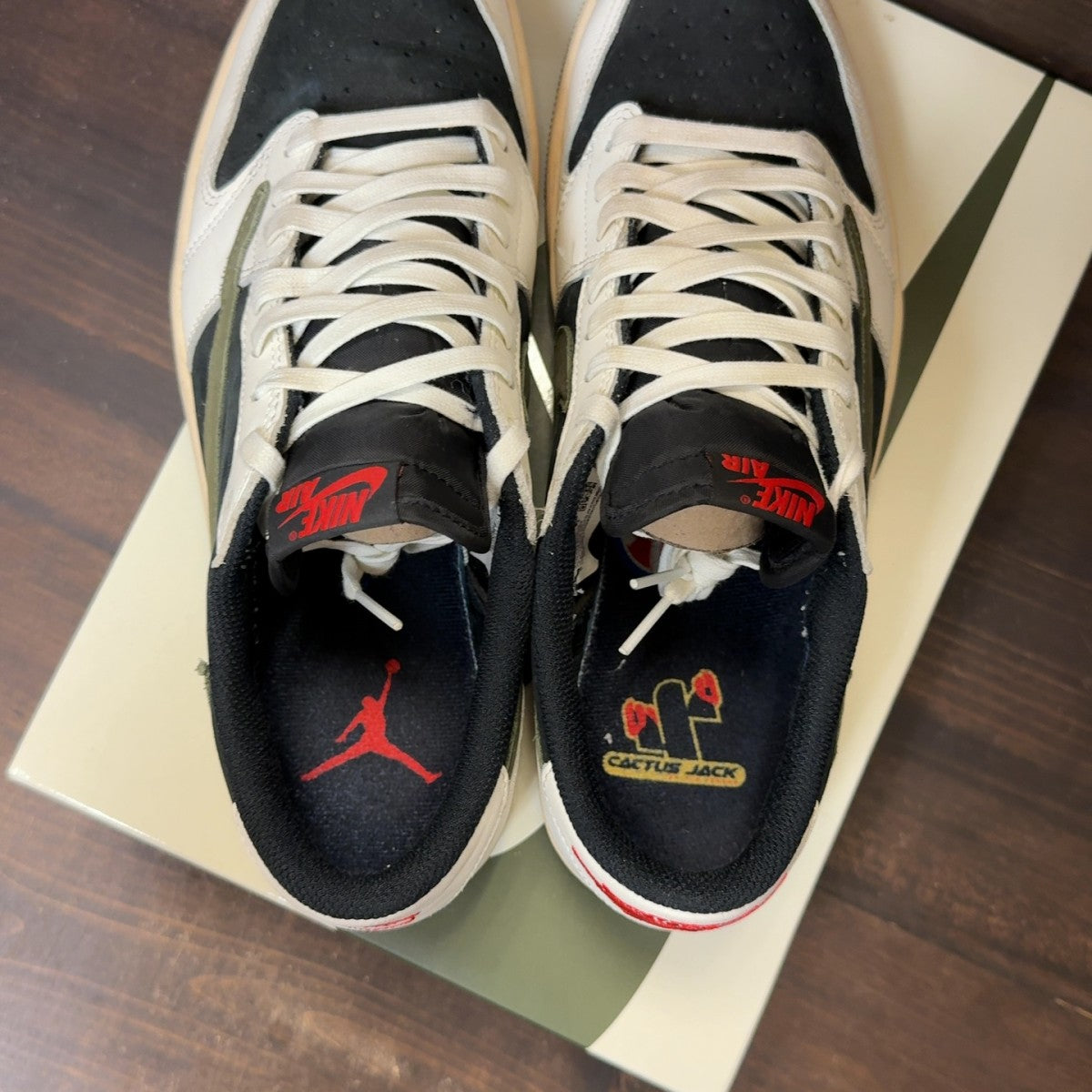 Jordan 1 Retro Low OG SP Travis Scott Olive (Women's) Size 13W (Pre-Owned)