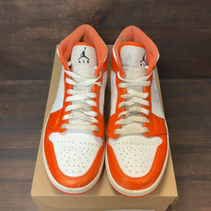 Jordan 1 Mid Metallic Orange Size 8.5 (Pre-Owned) - Image 3