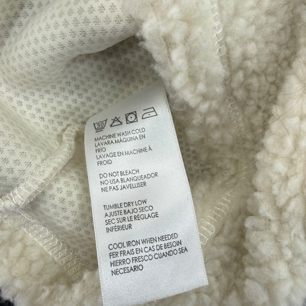 Travis Scott Cactus Trails Half-Zip Sherpa Hoodie Natural Size L (Pre-Owned) - Image 5