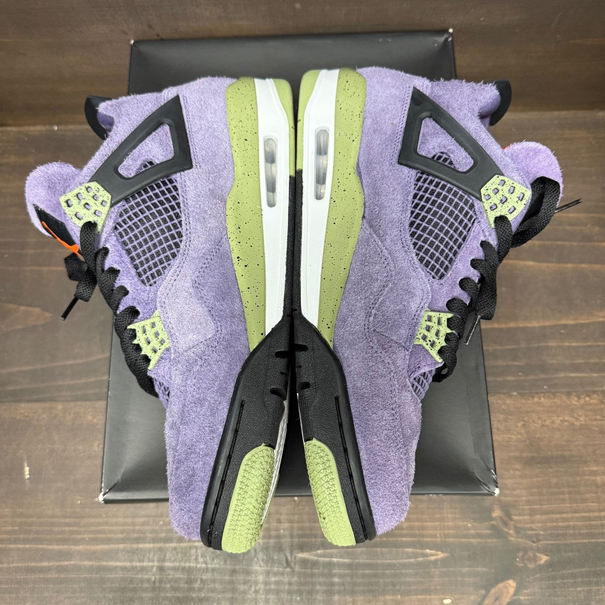 Jordan 4 Retro Canyon Purple (Women's) - Image 3