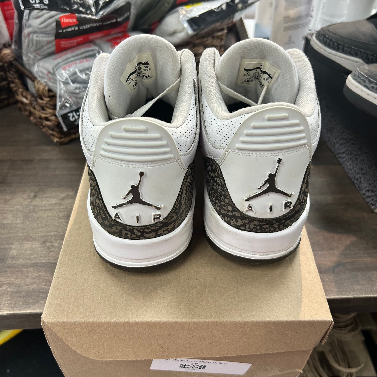 Mocha Jordan 3 (2018) (USED, No Box)