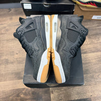 Laser Jordan 4 Black (GS) (USED)