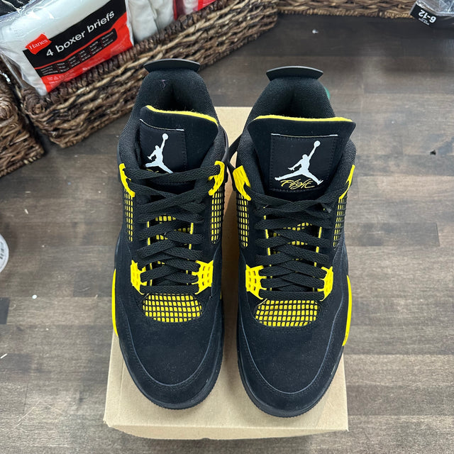 Yellow Thunder Jordan 4 Retro (USED, No Box)