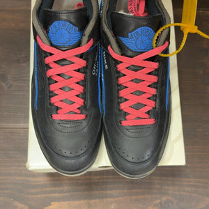 Jordan 2 Retro Low SP Off-White Black Blue Size 12 (Pre-Owned) - Image 3