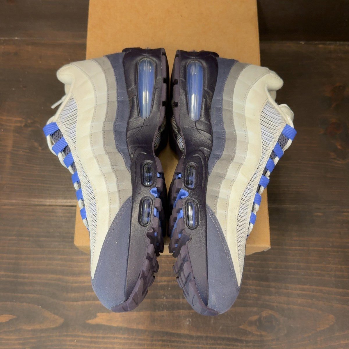 Nike Air Max 95 OG Big Bubble Photon Dust Purple Dynasty Size 9.5 (Pre-Owned) - Image 4