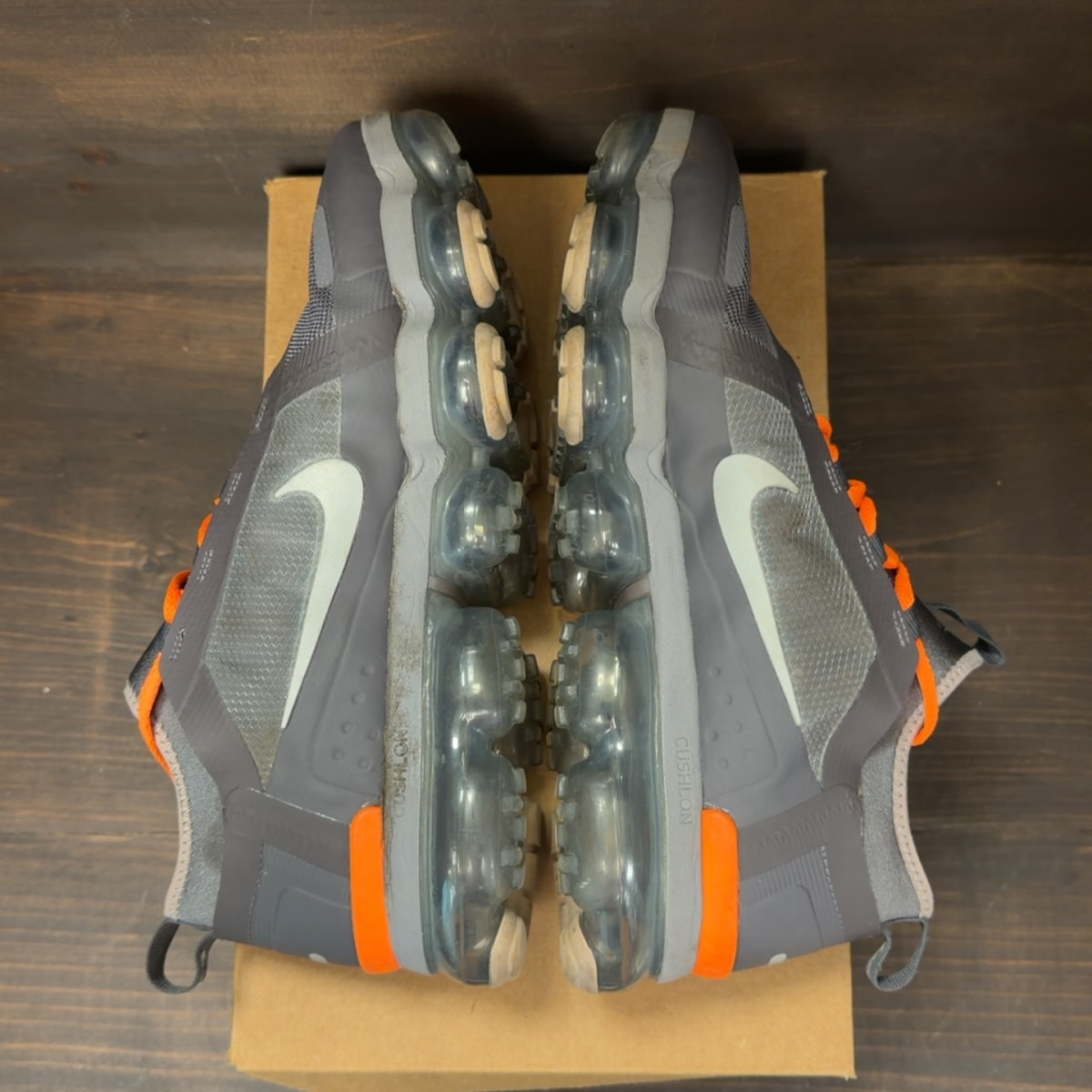Nike Air VaporMax 2019 Utility Thunder Grey Sepia Size 11 (Pre-Owned) - Image 5