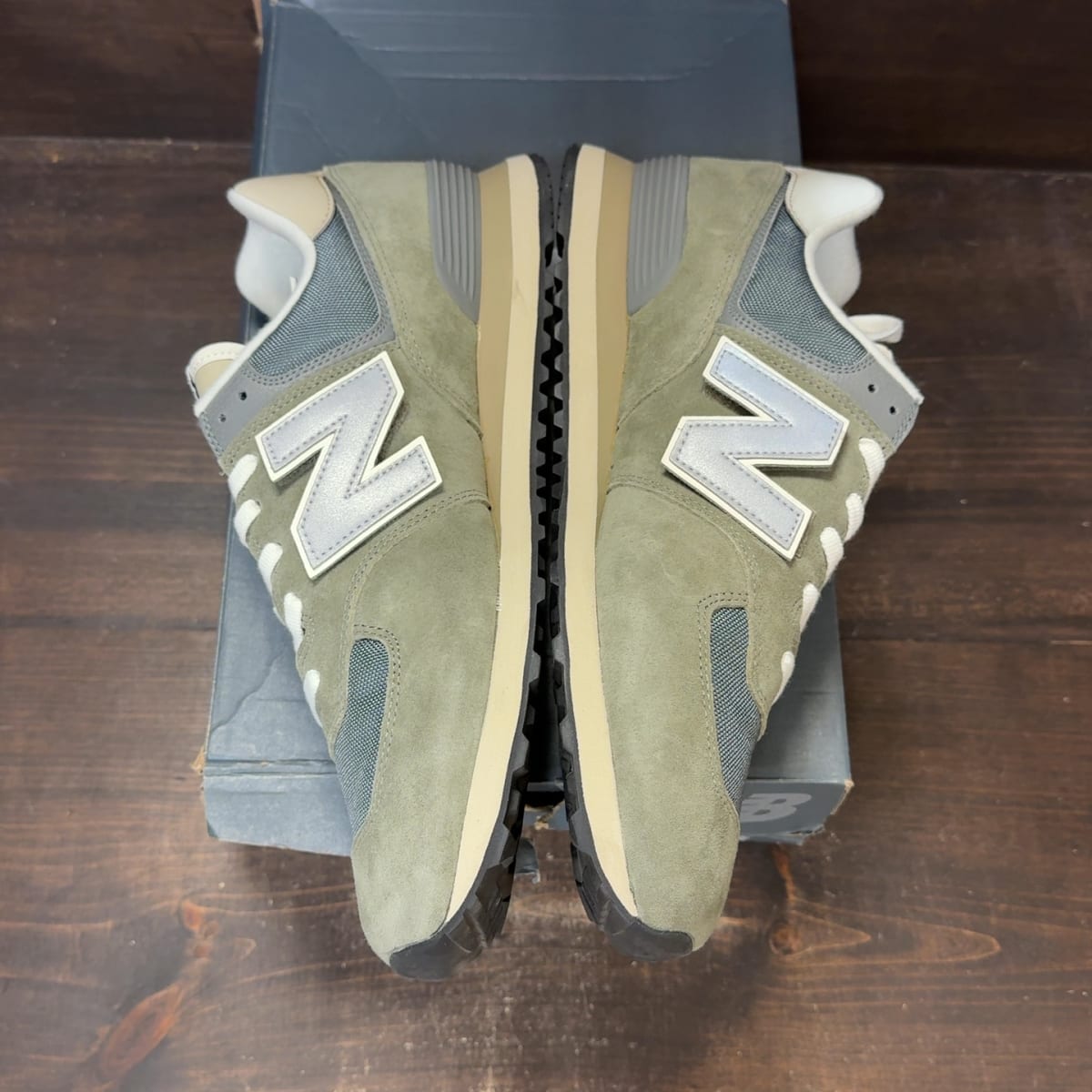 New Balance 574 Alpha Industries Size 13 (Pre-Owned) - aux