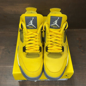 Jordan 4 Retro Lightning (2021) Size 11 (Pre-Owned) - tag